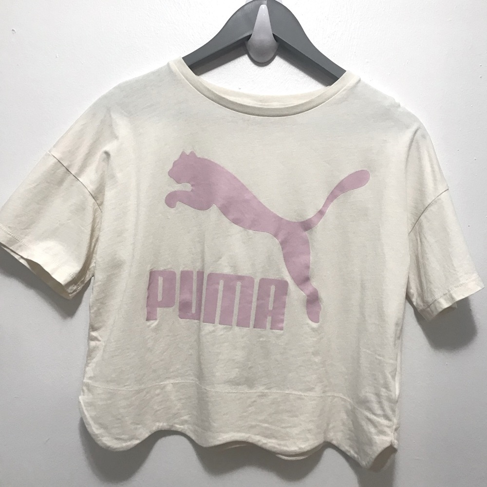 Puma off-white cropped top size small